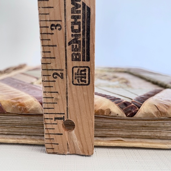 Kauai 10 Page Album 80 4x6 Photographs Green Leaf Turtle Pineapple Handmade FLAW - Picture 15 of 16